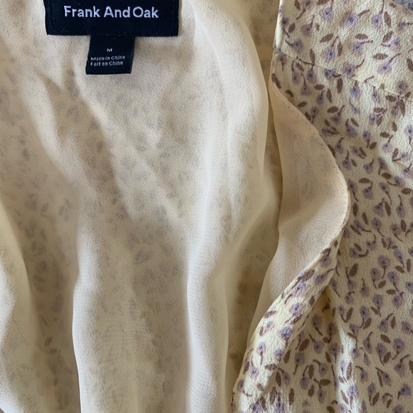 Frank and Oak wrap floral dress - Picture 3 of 5